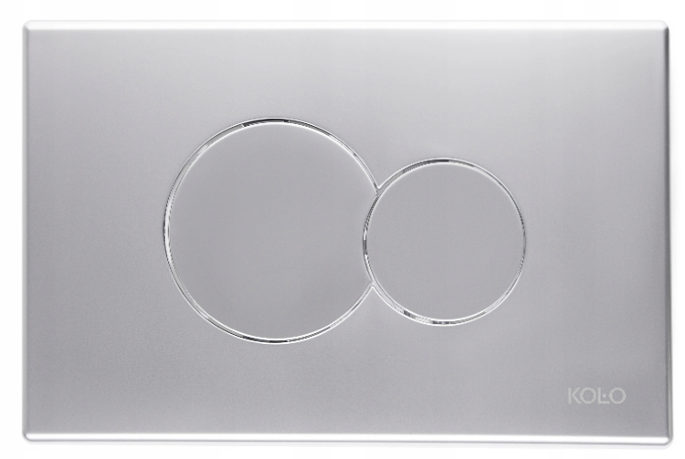 94122003 Koło Technic Przycisk spłukujący Eclipse, chrom mat