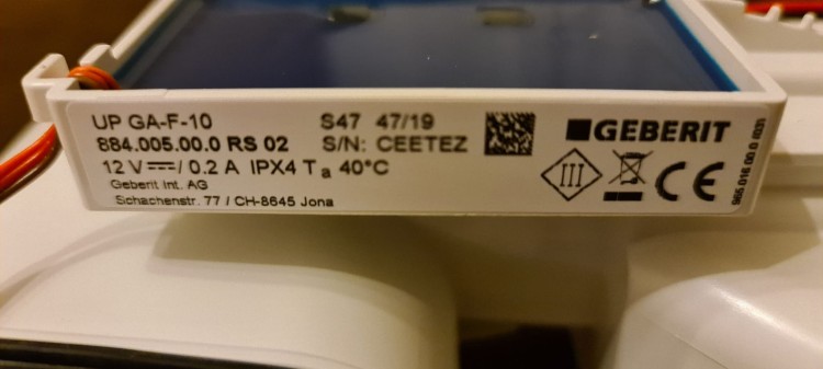 242.523.00.1 Geberit Wentylator Sigma40