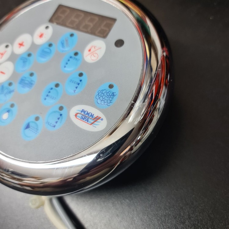 Wyprzedaż - PoolSpa Panel sterowniczy kabiny z hydromasażem w systemie S-3 i S-4 Chrom- z demontażu