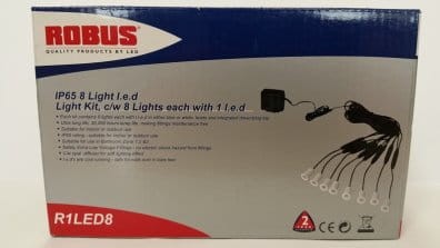 Oświetlenie LED 8 punkowe IP65 R1LED8 - wtyczka UK