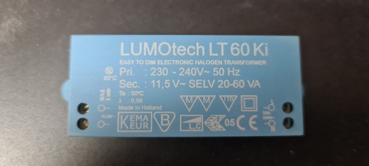 LumoTech Transformator LT 60 Ki 240V / 11,5V- 60W