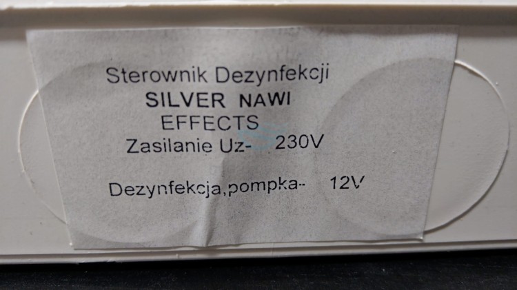 PoolSpa ELEKTRONIKA DEZYNFEKCJI SILVER NAVI i Effects