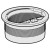 244.470.00.1 Geberit Uszczelka do wpustu liniowego CleanLine