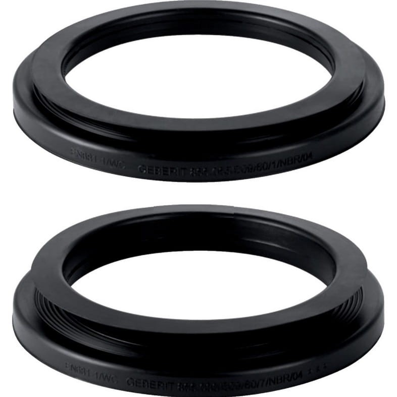 241.403.00.1 Geberit Uszczelka wpustu syfonu wannowego d90 ( Uszczelka na całym obwodzie, wys. = 6 mm i wys. = 11 mm )