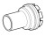 243.573.00.1 Geberit Króciec odpływowy Geberit do syfonu brodzikowego d90, d=40mm ( o 50 / 40 mm )