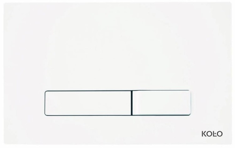 94151001 Koło Technic GT ELEGANT przycisk spłukujący, biały