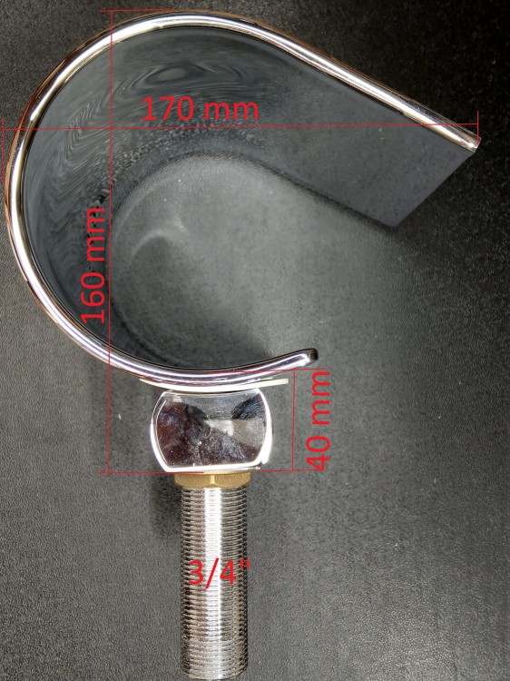 Wylewka kaskada typu C bez perlatora - powystawowa