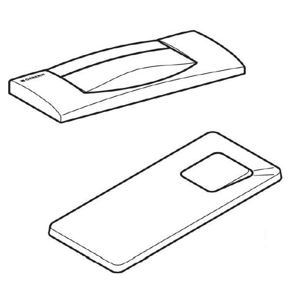 Geberit części do spłuczki 110.620 / NUVO rok produkcji 1986-2012 do przycisku 300T i TopLine