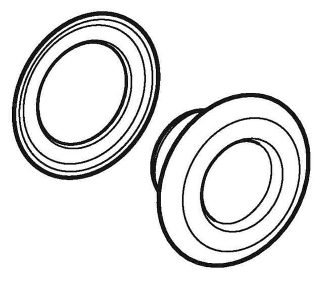 241.713.46.1 Rozeta przelewu Uniflex PushControl, Chrom mat-101470