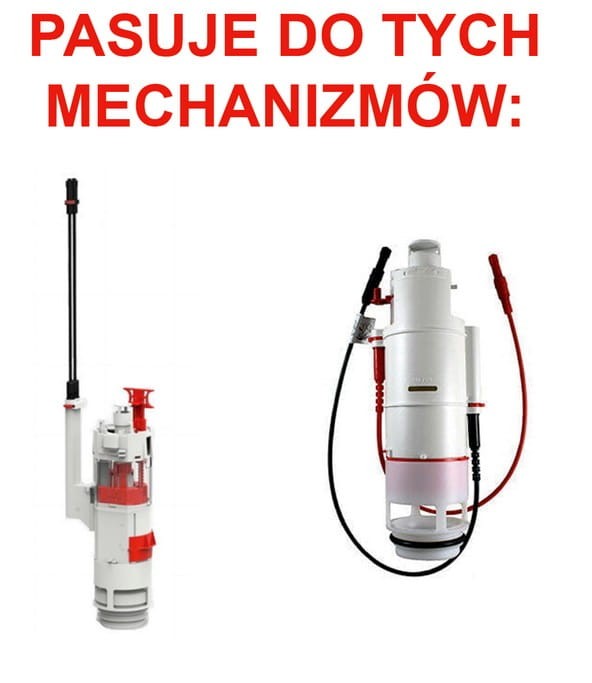 Przycisk spłukujacy S706 do spłuczki 995N Chrom Połysk 1670681-101533