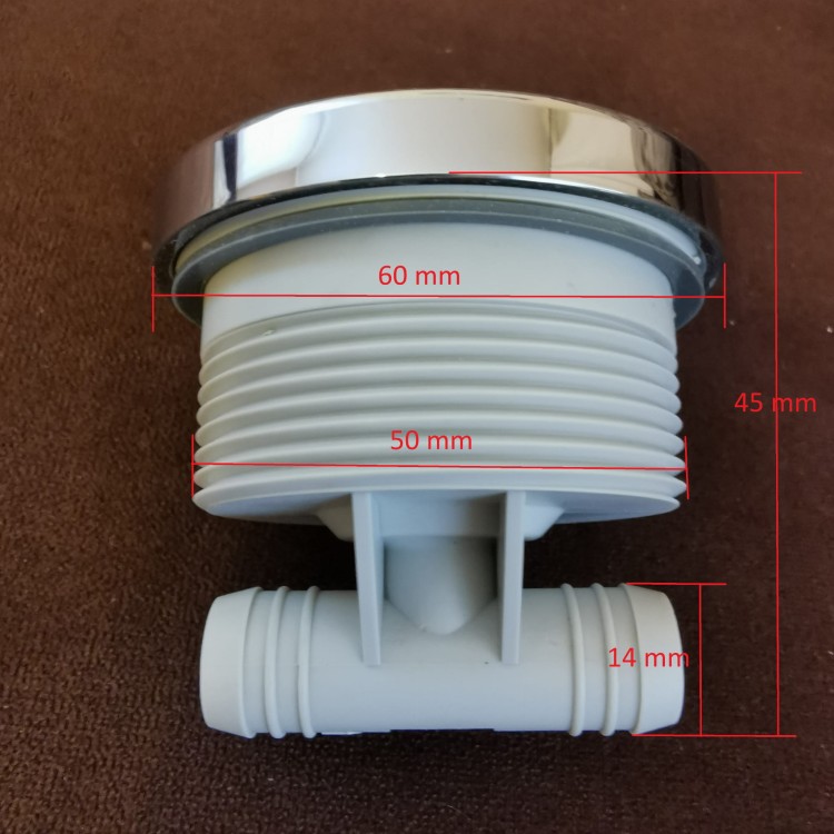 Dysza prysznicowa plastikowa Nobili chrom-100605