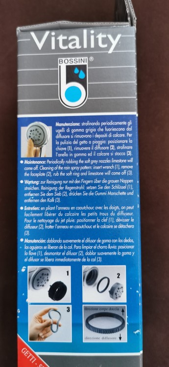 SŁUCHAWKA NATRYSKU VITALITY CHROM-100549