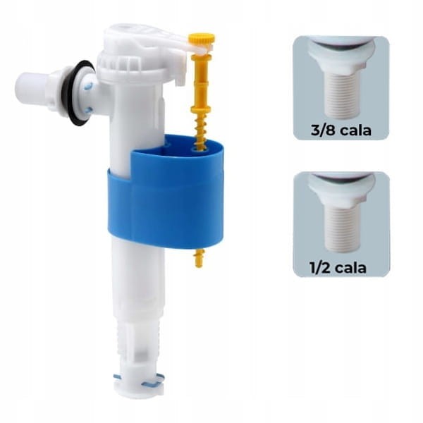Zawór napełniający 1/2" i 3/8" tworzywo MP005/7-101572