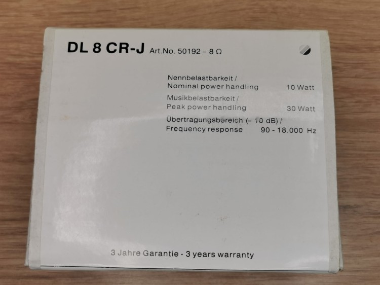 Głośnik sufitowy DL 8 CR-J 10W 8 OHM Visaton Chrom IP54-101600