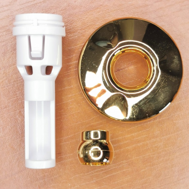 Mikrodysza stała z kólką regulowana na plecy Złota-101742