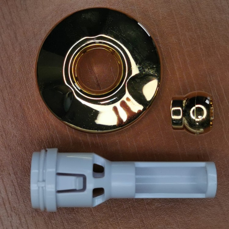 Mikrodysza stała z kólką regulowana na plecy Złota-101744