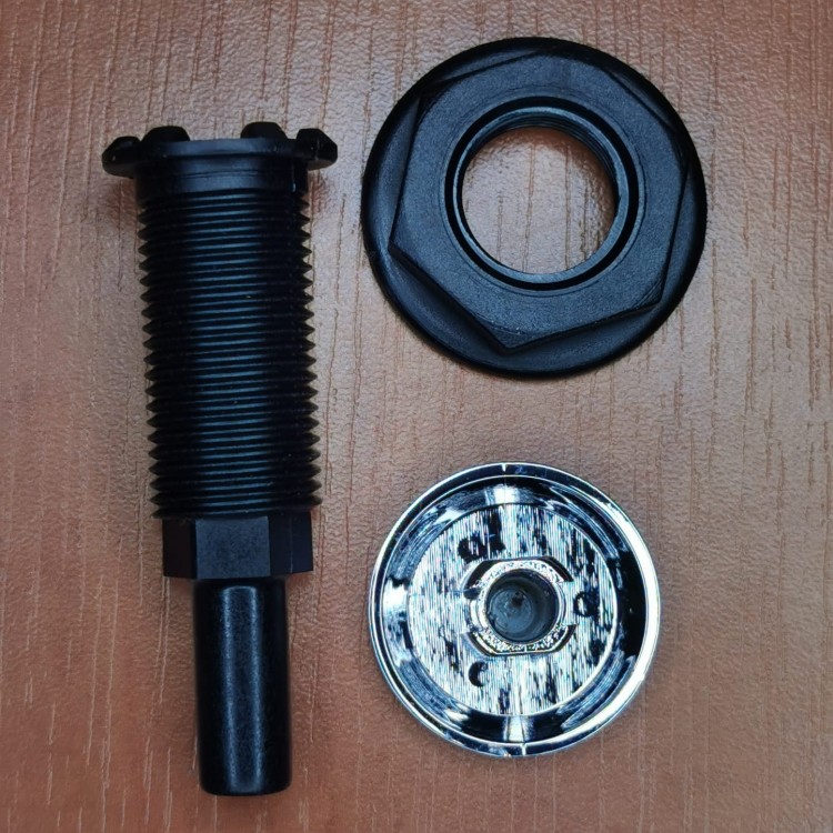 Dysza powietrzna (korpus + nakrętka + nakładka ) Chrom-101860