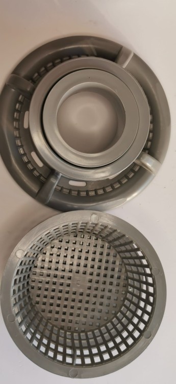 Warerway skimerofiltr DYNA-FLO montaż od góry- otwór montażowy fi 174mm komplet- powystawowy 510-6540 - real foto