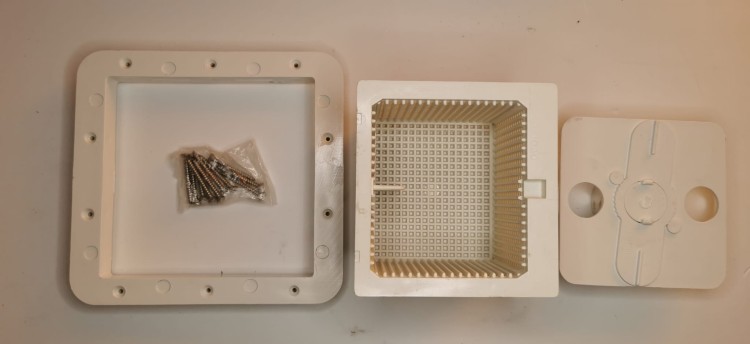 Warerway skimerofiltr - otwór montażowy 135*140 mm komplet bez nakładki- powystawowy 510-1650T