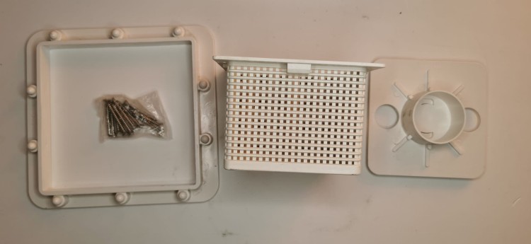 Warerway skimerofiltr - otwór montażowy 135*140 mm komplet bez nakładki- powystawowy 510-1650T