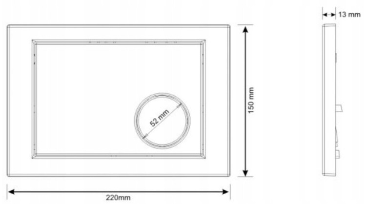 K97-090 Przycisk Link kółko chrom połysk-101944