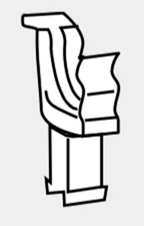 VS0820111 Valsir uchwyt zaworu napełniającego ANGEL-102046