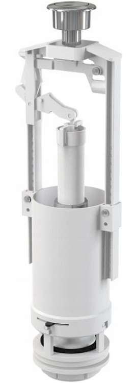 Zawór spustowy oszczędny ze stopem przycisk Chrom-102081