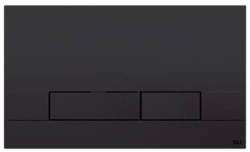 152942 OLI Przycisk spłukujący Narrow do spłuczki Koło SLIM, SLIM2, Technic GT-V2 oraz OLI80 kolor Czarny SOFT-102241