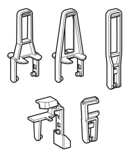 244.844.00.1 Geberit Zestaw uchwytów zaworu spustowego typ 212-102251