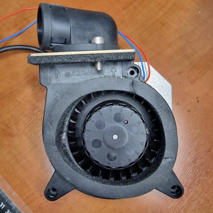 Wentylator do kabiny PoolSpa Therma 12VDC 460mA 5,5W z termostatem - przyłącze kątowe-102456