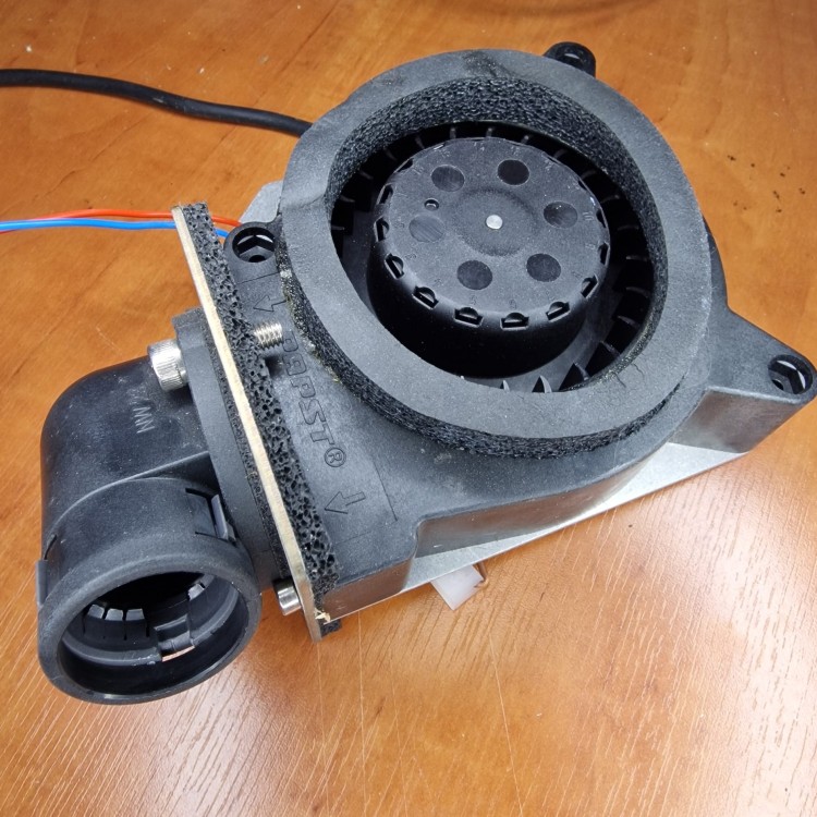 Wentylator do kabiny PoolSpa Therma 12VDC 460mA 5,5W z termostatem - przyłącze kątowe-102453