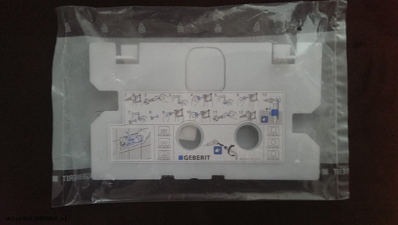 241.343.00.1  Geberit  Płytka ochronna do UP100 Duofix Basic