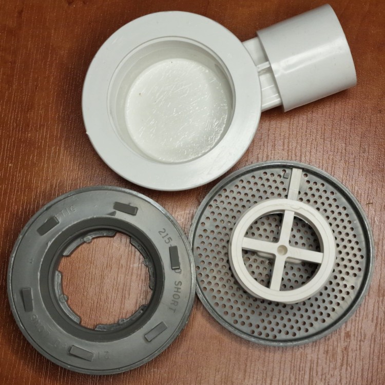 Waterway SSAK do SPA Szary do opróżniania wanny -przyłącze klejone wewnętrzbnie 33 mm , Średnica otworu 60mm 640-4400-102571