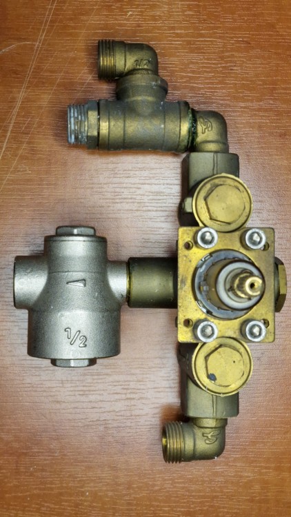 Bateria z termostatem kabiny PoolSpa Therma Corner i Therma Round -Z demontażu-102632