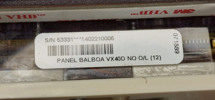 Panel / pulpit sterujący dodatkowy Balboa VX40 (JET 1 , JET 2 , JET 3 , LIGHT, Blower)-102710