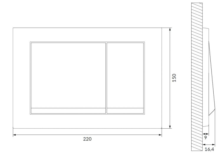 K97-512 Przycisk Enter II Chrom Mat-102730
