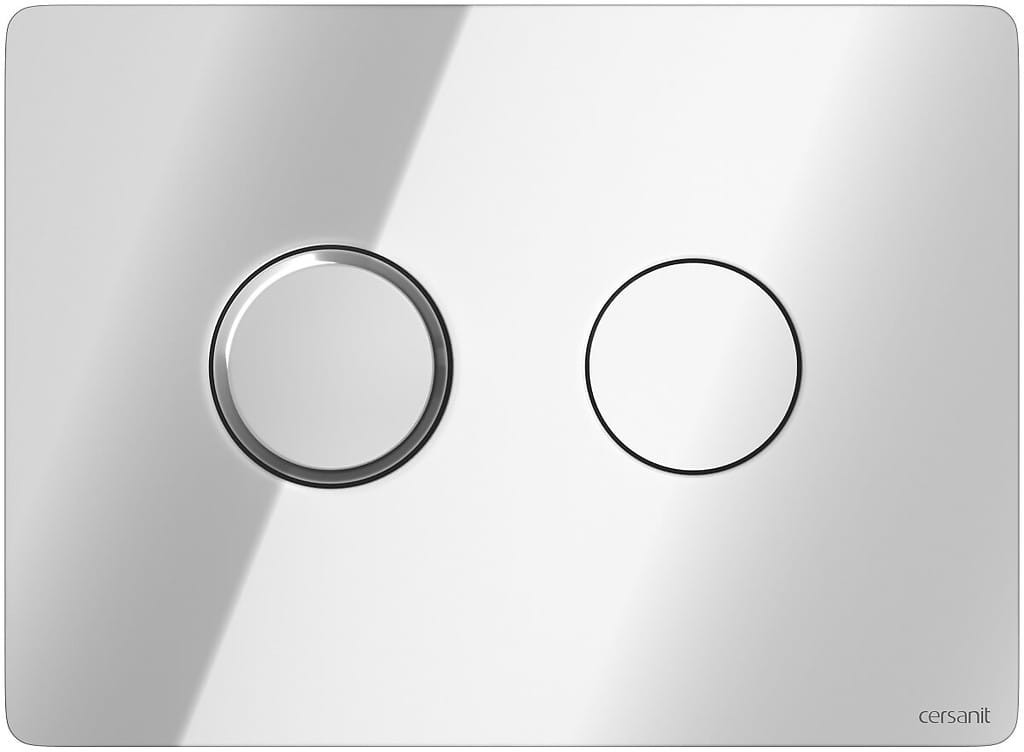 S97-056 Cersanit przycisk pneumatyczny ACCENTO CIRCLE Chrom połysk-102745