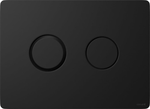 S97-425 Cersanit przycisk pneumatyczny ACCENTO CIRCLE Czarny Mat-102746