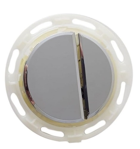 243.397.21.1 Przycisk Geberit do zdalnego uruchamiania spłukiwania typ 01, pneumatyczny, do spłukiwania dwudzielnego: Chrom błyszczący-102773