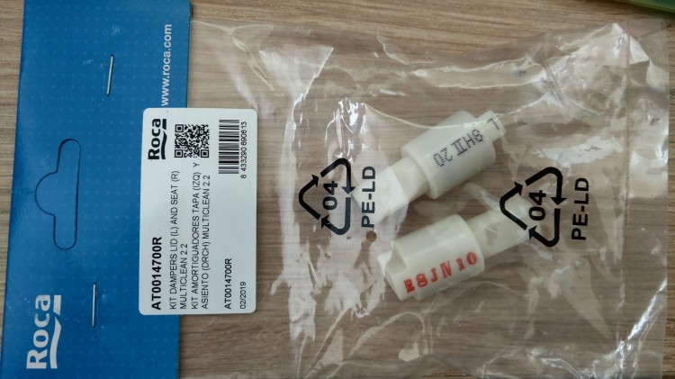 AT0014700R Roca KIT Amortyzator Multiclean 2.2 prawy i lewy-100491