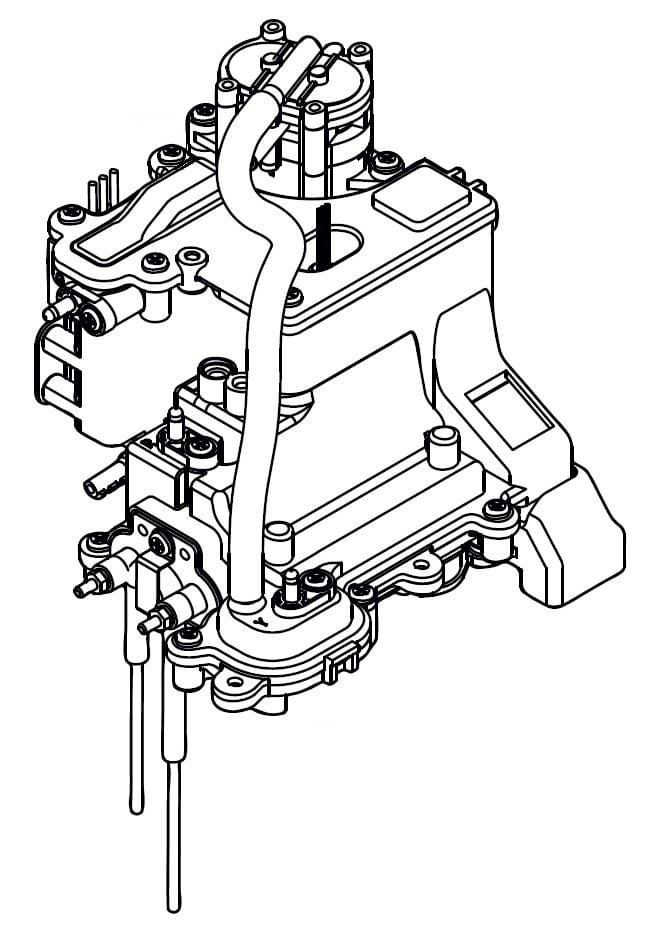 AT0013800R Roca Multiclean 2.2 zbiornik wodny z pompą - kpl