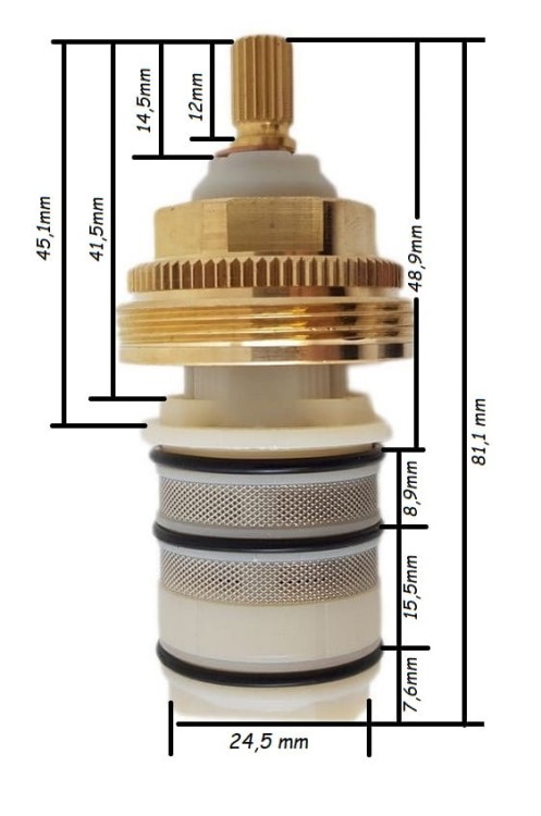 A525015803 Roca termostat RT12-102878