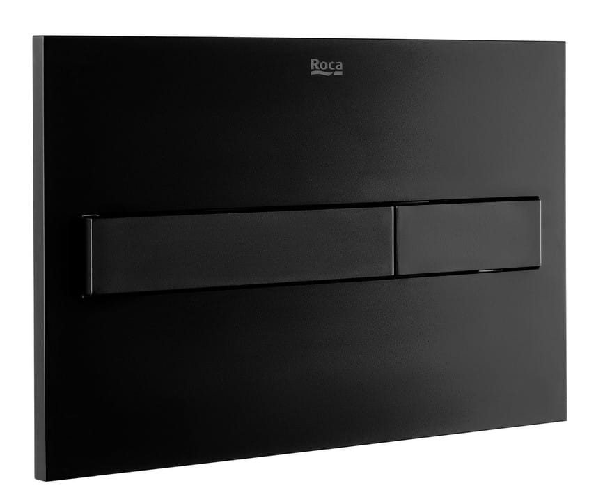 A890188206 Roca Duplo ONE  przycisk do stelaża PL7 czarny mat-102898
