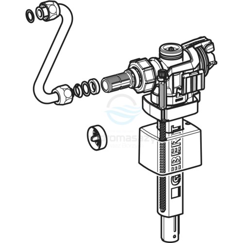 240.705.00.5 Zawór napełniający Unifil typ 383do spłuczki podtynkowej -102981