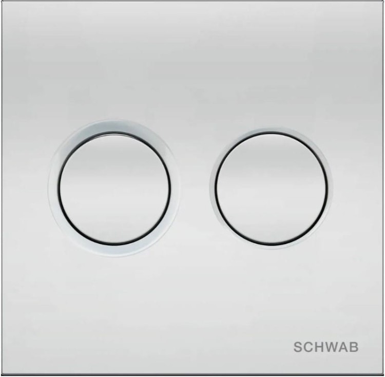 Schwab / WISA przycisk pneumatyczny ITEA DUO  kolor Chrom 4060419651-103004