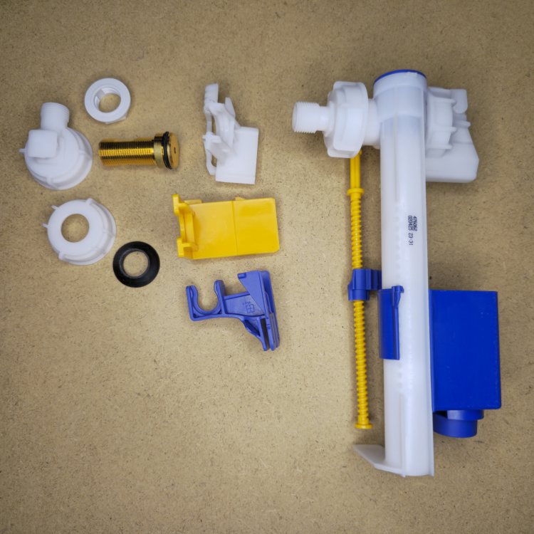 884379 OLI One zawór napełniający 3/8 z przyłączem bocznym i górnym wraz z uchwytami - zastępczy do mechanizmów 99235002000 , 021203 , 99400100000