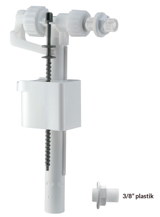 K99-0067 / 10009902 Cersanit / Siamp Zawór napełniający do stelaża COMPACT 95L 3/8" plastik