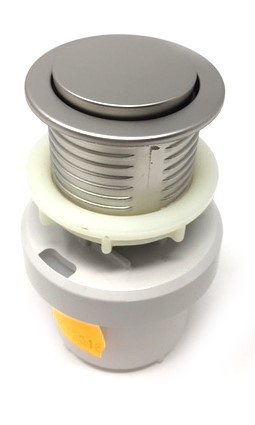 VS0875427 Valsir Zestaw popychacza pneumatycznego okrągły do spłukiwania dużego- Chrom Mat-103096