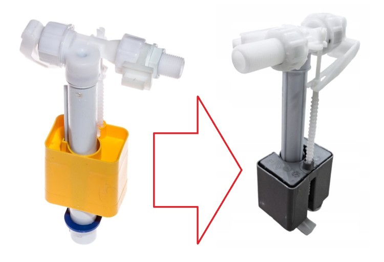 K99-0149 Cersanit Zawór napełniajacy do stelaża Slim &amp;amp; Silent