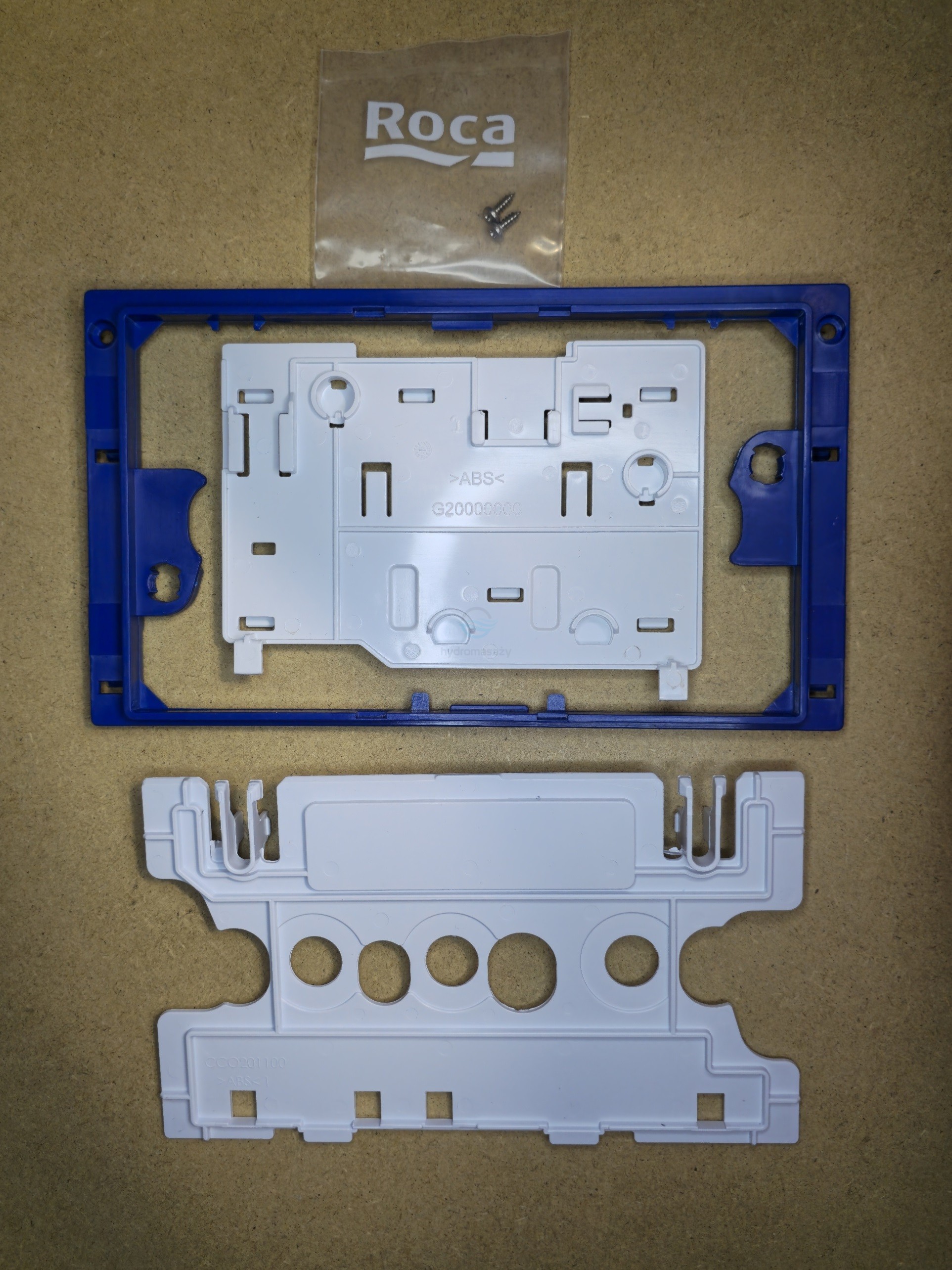 AV0045800R  Roca Duplo ONE Płytka montażowa z zaślepką i ramką otworu rewizyjnego